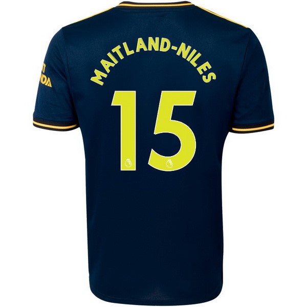 Camiseta Arsenal NO.15 Maitland Niles Replica Tercera Ropa 2019/20 Azul